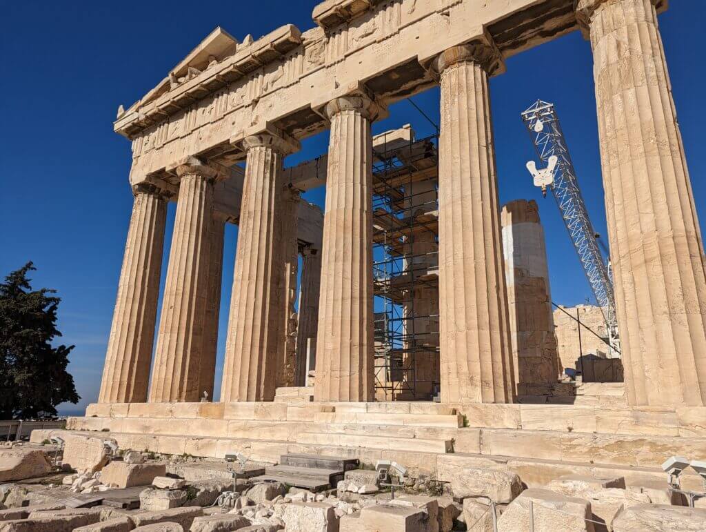 parthenon up close