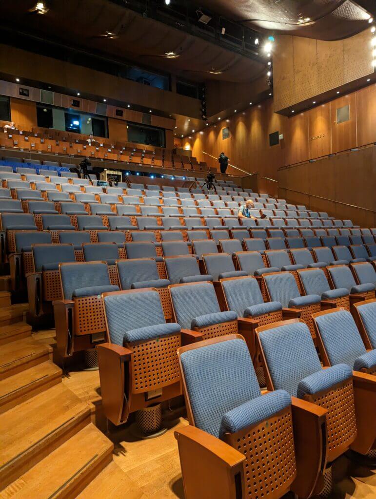 an Empty Presentation Room