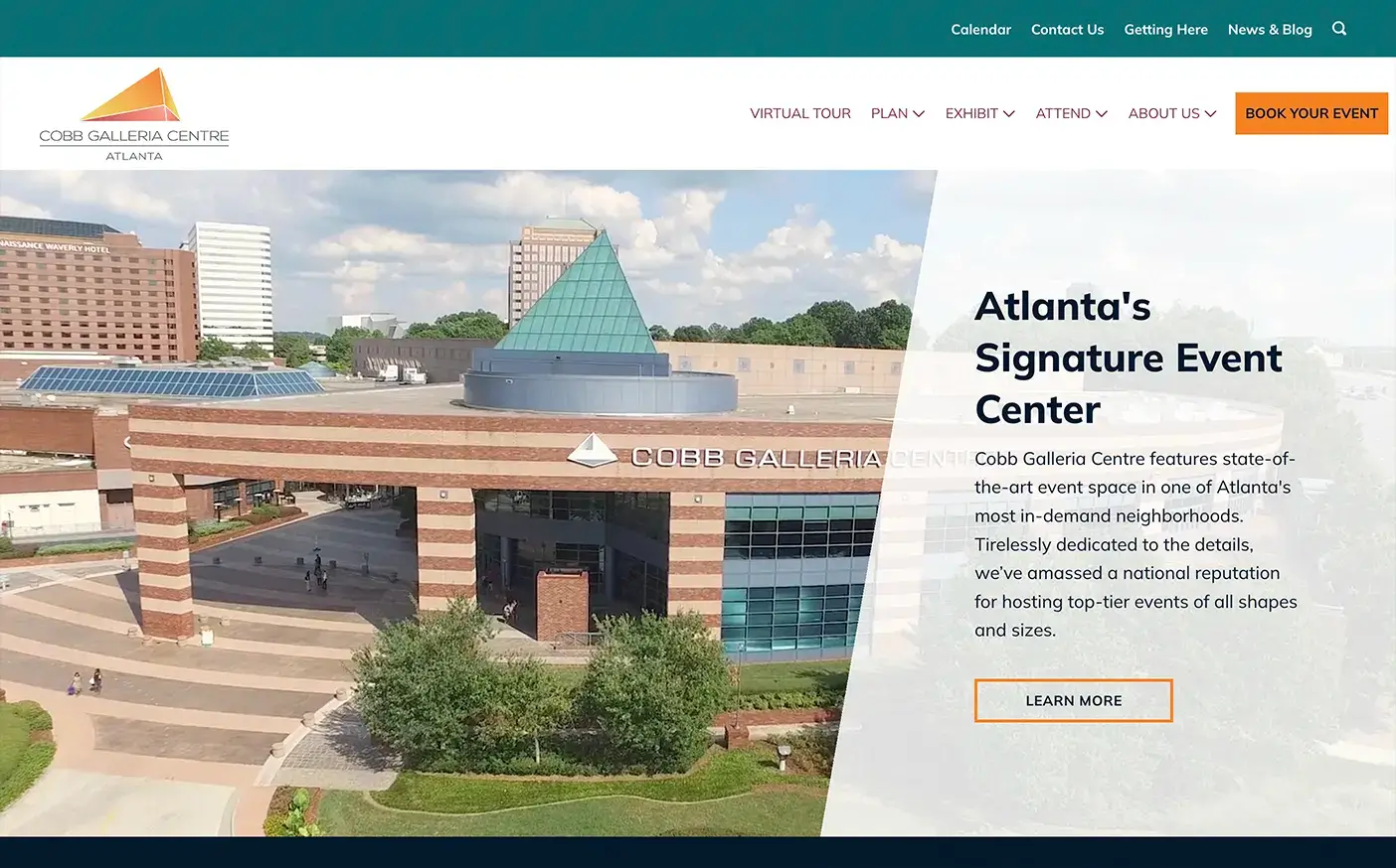 Cobb Atlanta Web Design Screenshot