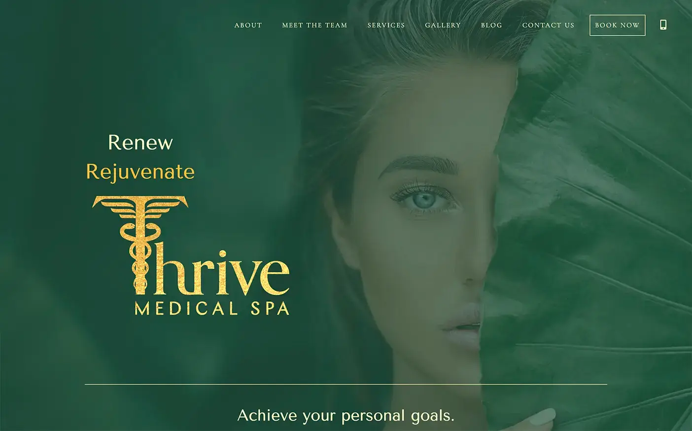 Thrive Medical Atlanta Web Design Screenshot