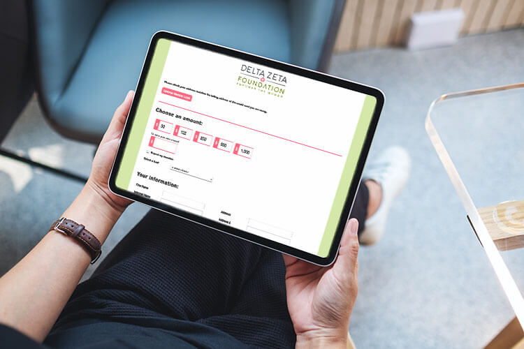 a person holding a tablet