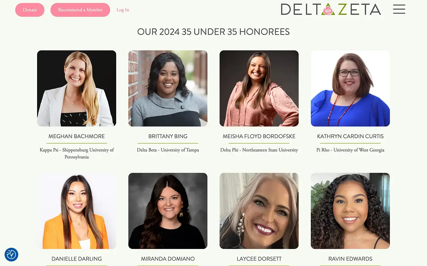 a group of women with their headshots
