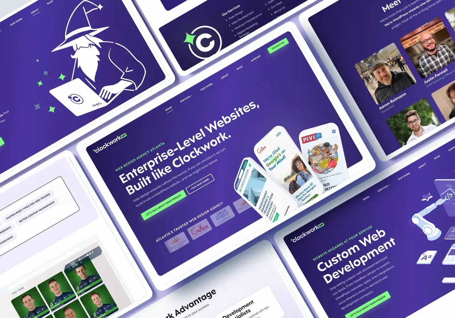 Clockwork Web Design Atlanta Web Design Screenshot