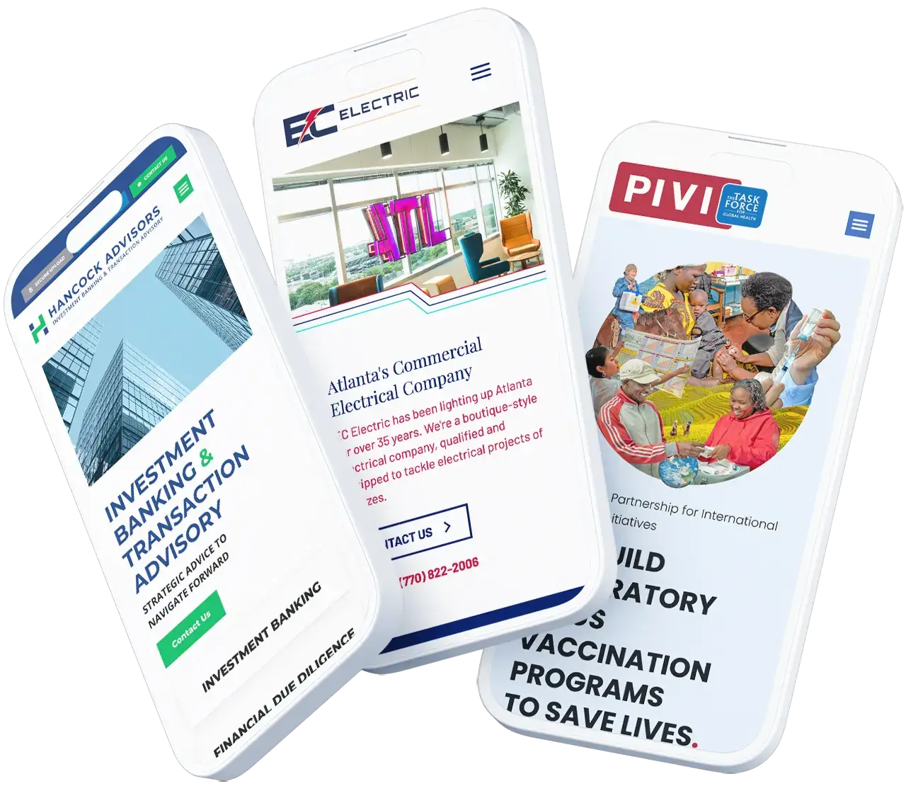 Web Design Atlanta Based Websites on Mobile Phones