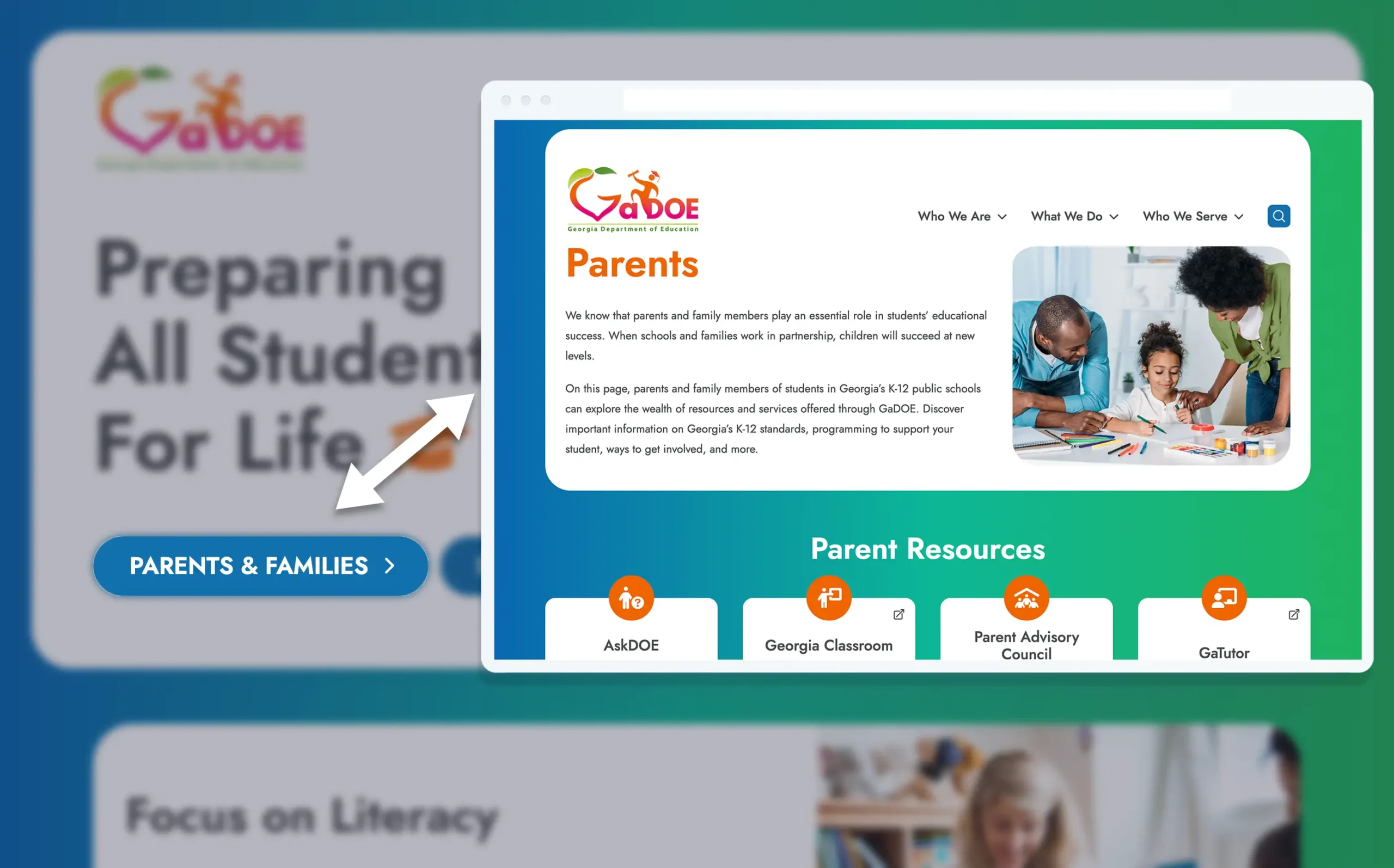 GaDOE Parents Screenshot