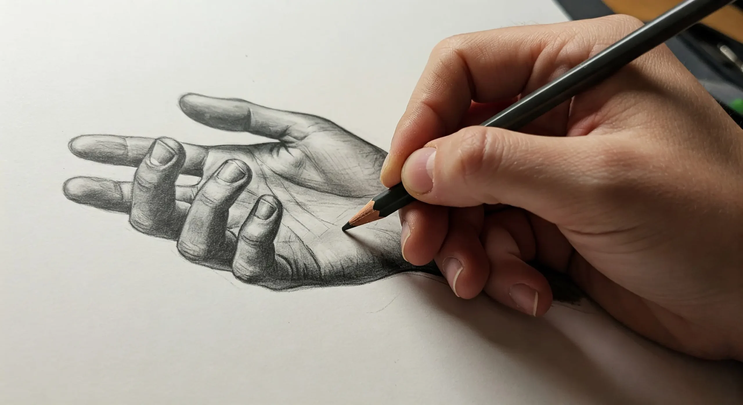 Gemini AI Hand Drawing a Hand
