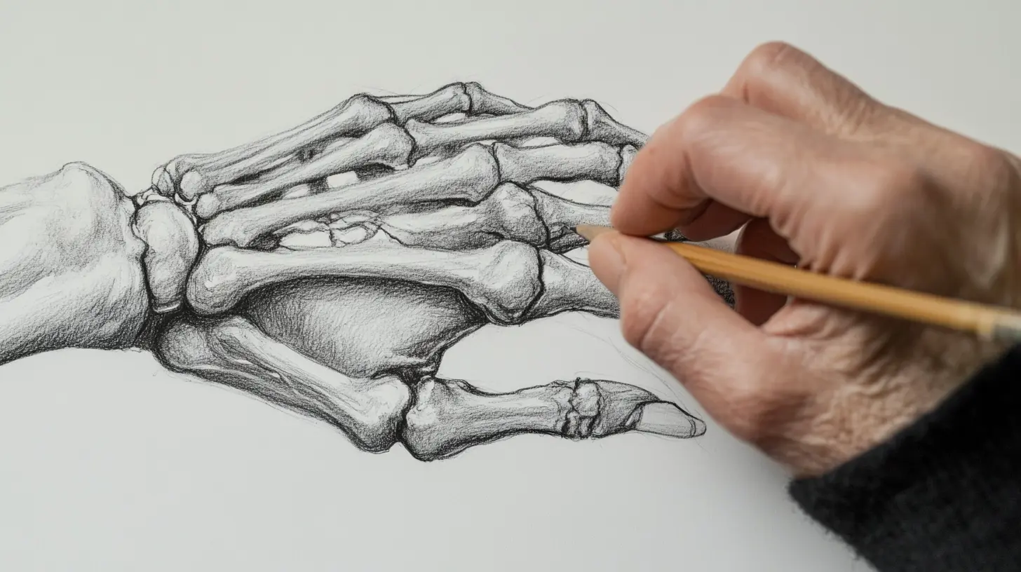 AI Hand Drawing Hand