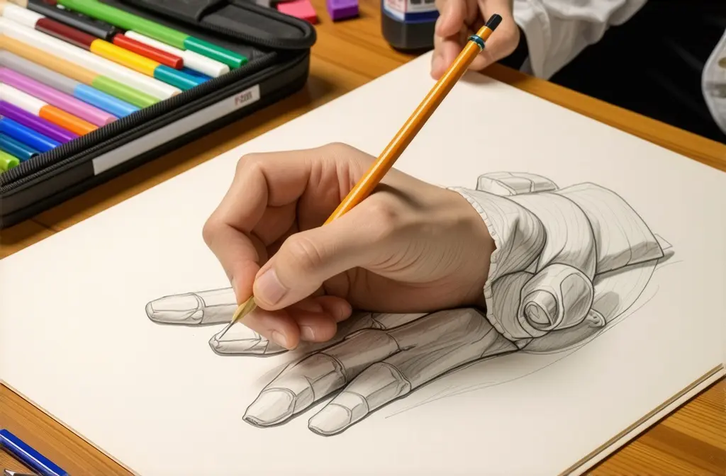 Hand Drawing Hand AI