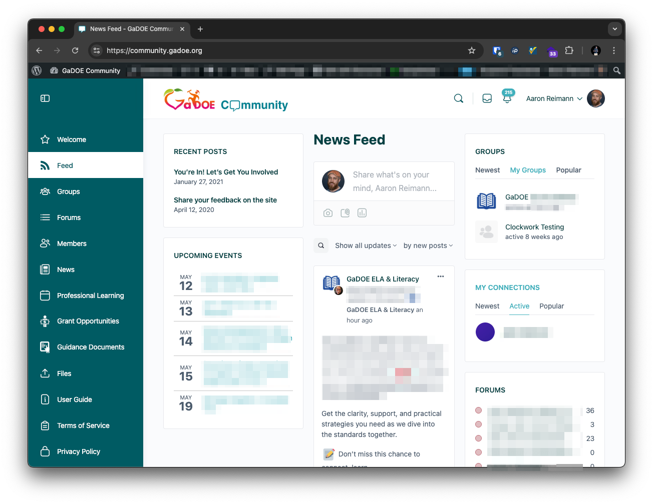 GaDOE Community dashboard