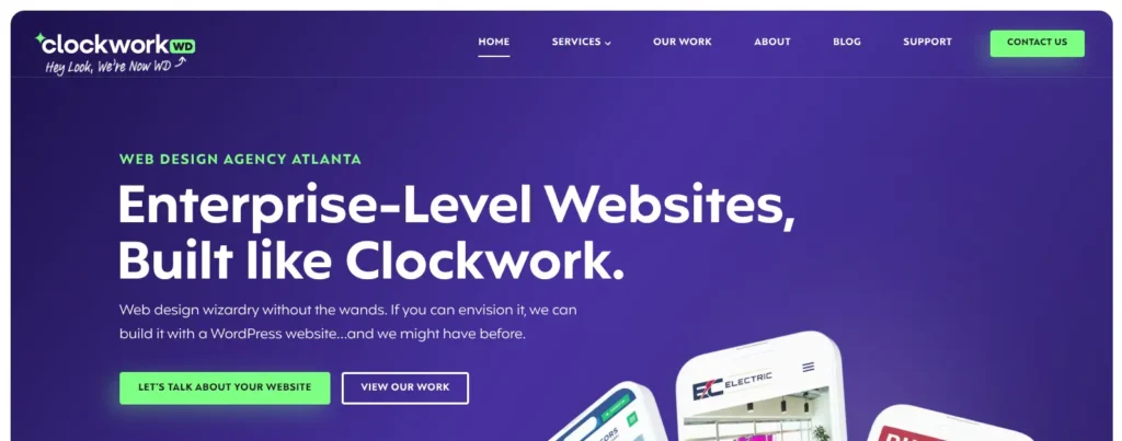 Clockwork Web Design Screenshot