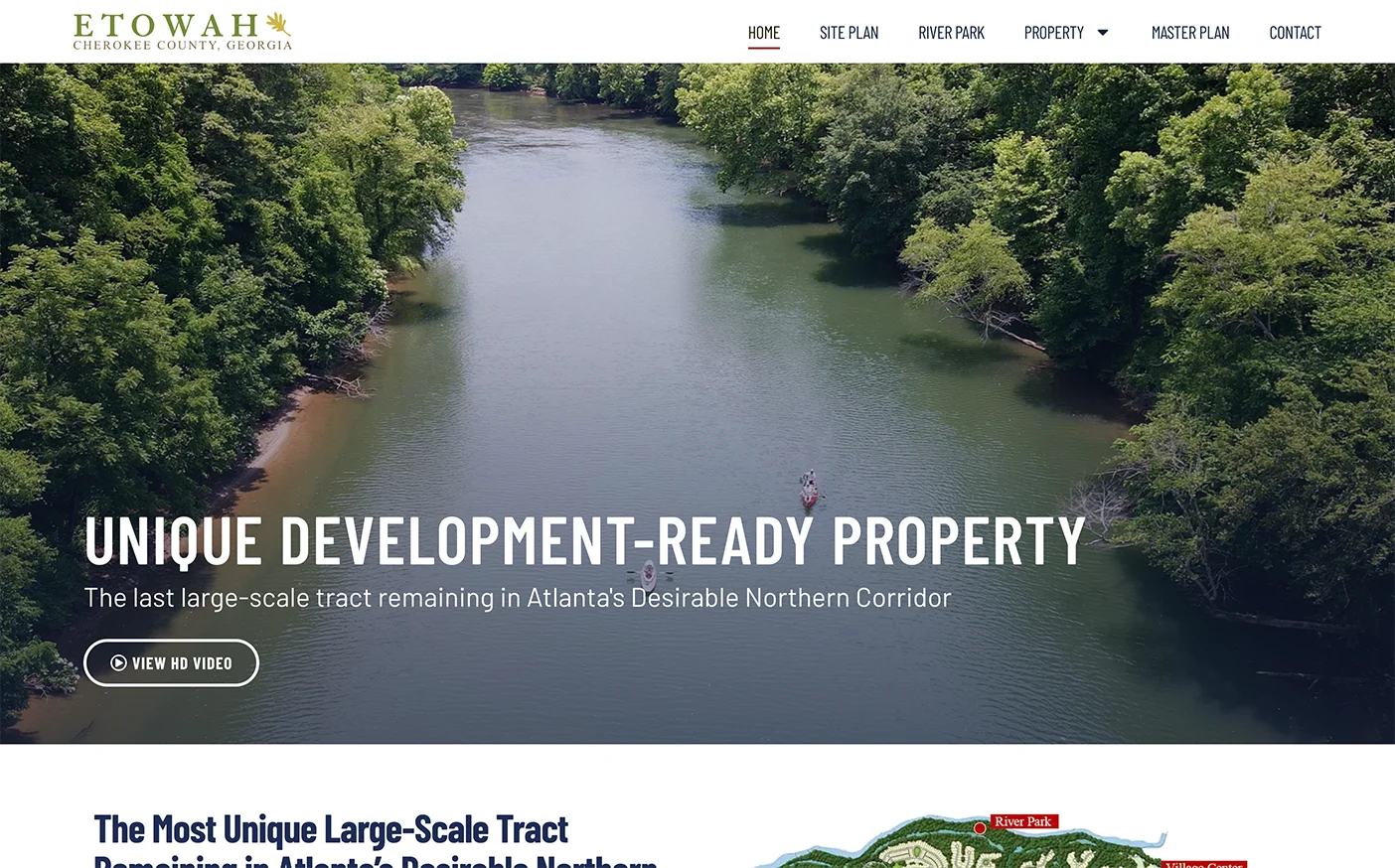 Etowah County Georgia Web Design Screenshot