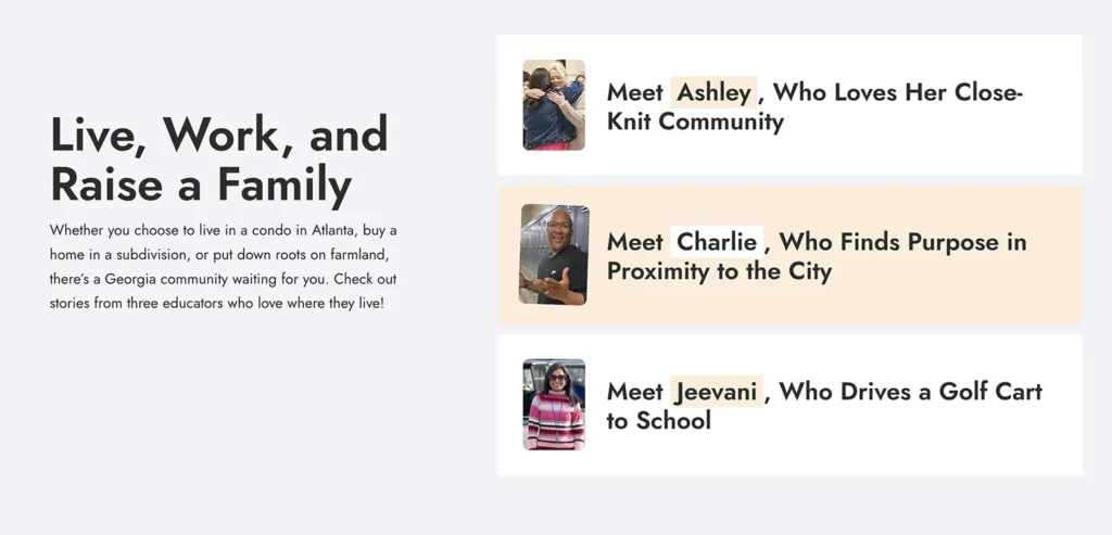 Screenshot of Page Builder Section
